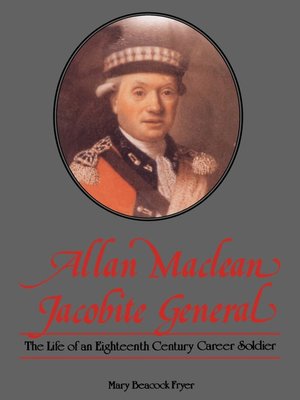 cover image of Allan Maclean, Jacobite General